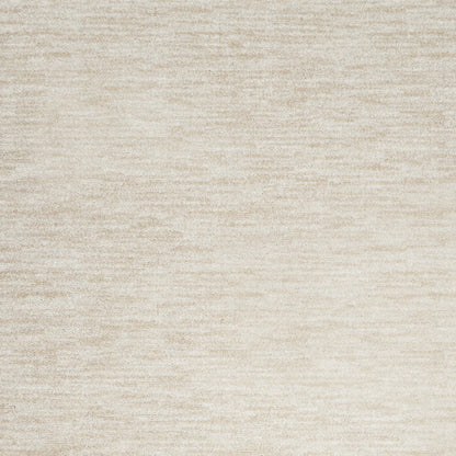 7' X 10' Ivory And Beige Non Skid Indoor Outdoor Area Rug