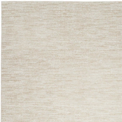 8' X 10' Ivory And Beige Non Skid Indoor Outdoor Area Rug