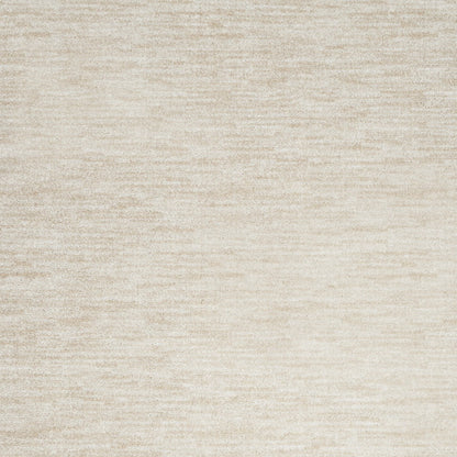 9' X 12' Ivory And Beige Non Skid Indoor Outdoor Area Rug