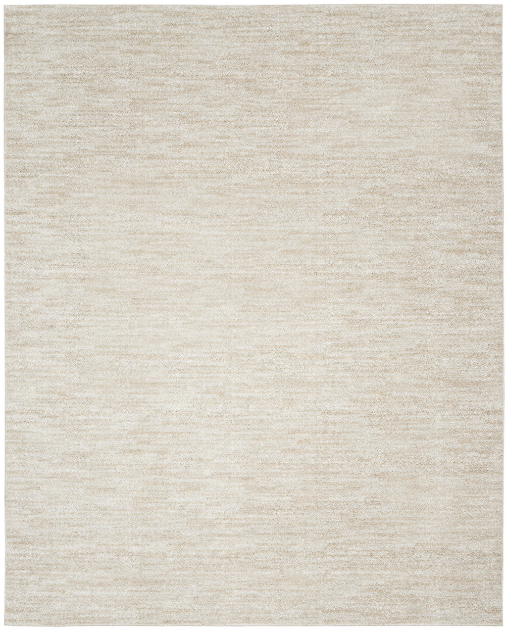 9' X 12' Ivory And Beige Non Skid Indoor Outdoor Area Rug