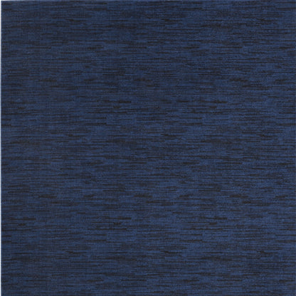 10' X 14' Midnight Blue Stain Resistant Indoor Outdoor Area Rug