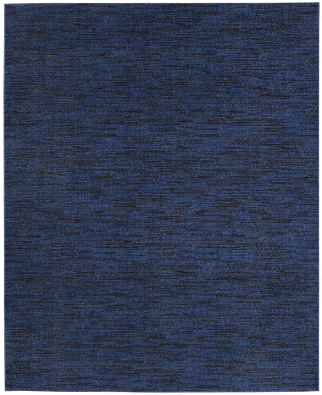 7' X 10' Midnight Blue Indoor Outdoor Area Rug