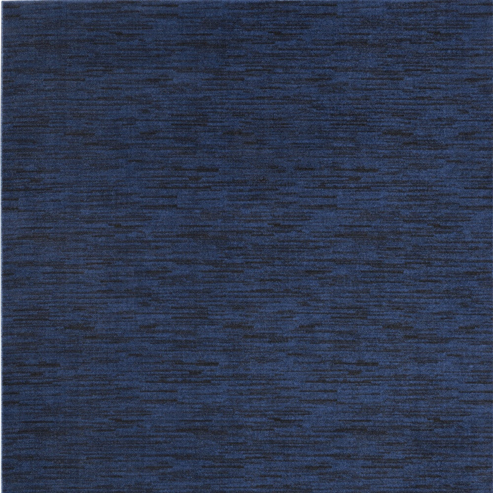 7' X 10' Midnight Blue Indoor Outdoor Area Rug