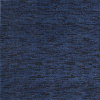 7' X 10' Midnight Blue Indoor Outdoor Area Rug