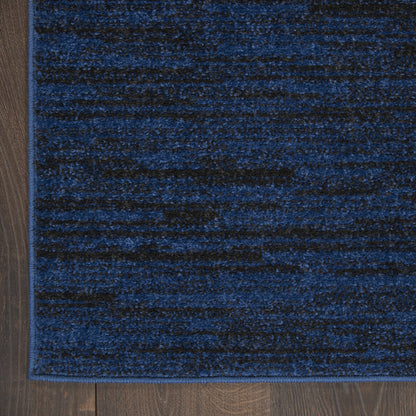 7' X 10' Midnight Blue Indoor Outdoor Area Rug