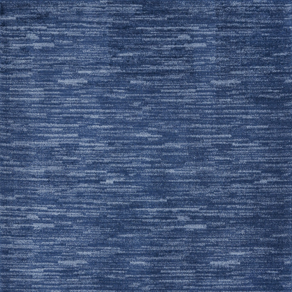 5' X 7' Blue Non Skid Indoor Outdoor Area Rug