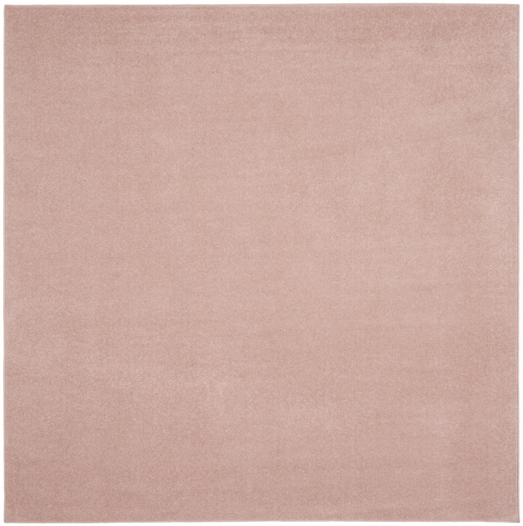 7' X 7' Pink Square Non Skid Indoor Outdoor Area Rug