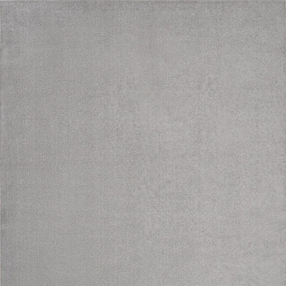 7' X 10' Silver Grey Non Skid Indoor Outdoor Area Rug