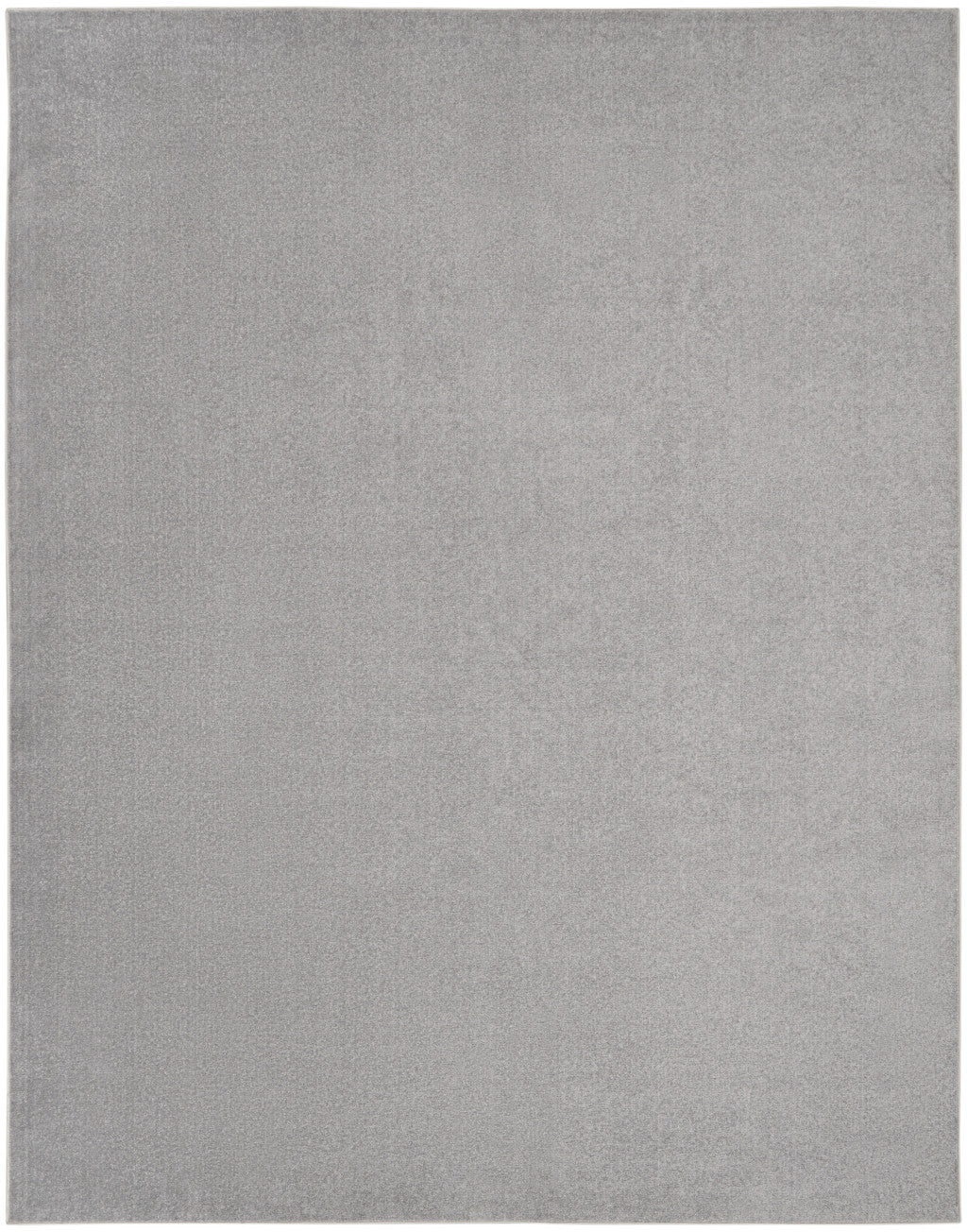 7' X 10' Silver Grey Non Skid Indoor Outdoor Area Rug