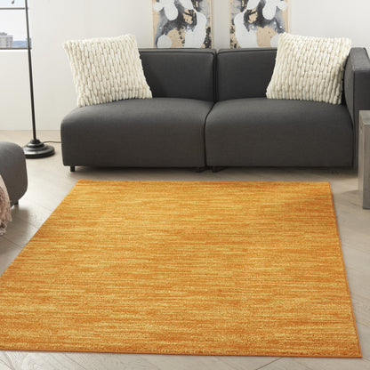 4' X 6' Sunburst Non Skid Indoor Outdoor Area Rug