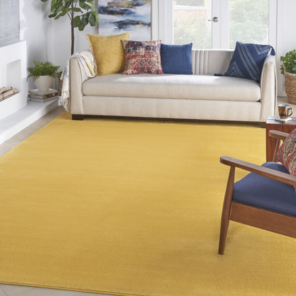 10' X 14' Yellow Non Skid Indoor Outdoor Area Rug