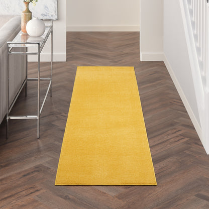 2' X 8' Yellow Non Skid Indoor Outdoor Runner Rug