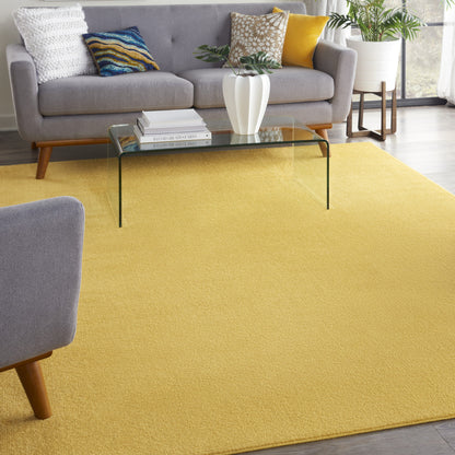 7' X 10' Yellow Non Skid Indoor Outdoor Area Rug