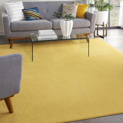 8' X 10' Yellow Non Skid Indoor Outdoor Area Rug