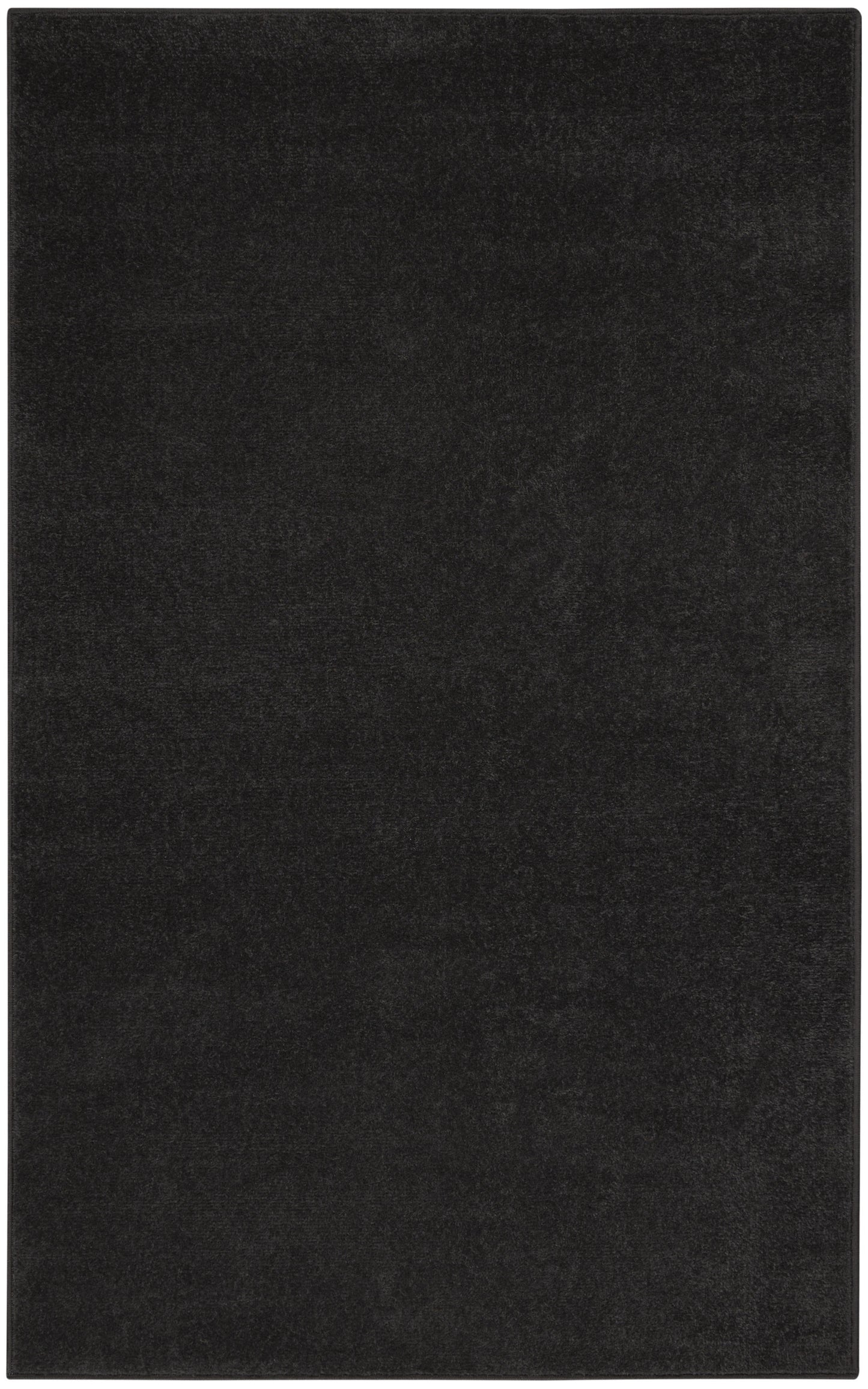 3' X 5' Black Stain Resistant Indoor Outdoor Area Rug