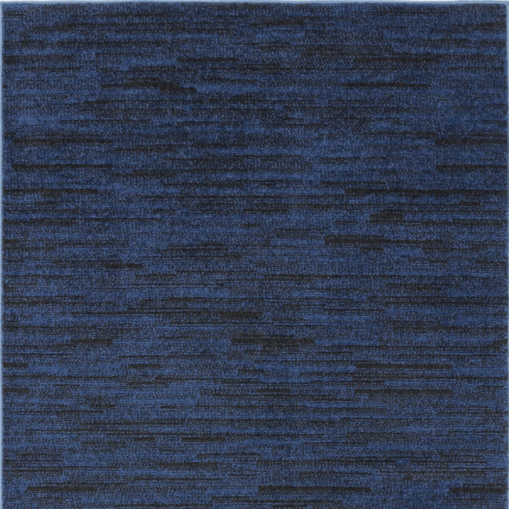 3' X 5' Midnight Blue Non Skid Indoor Outdoor Area Rug