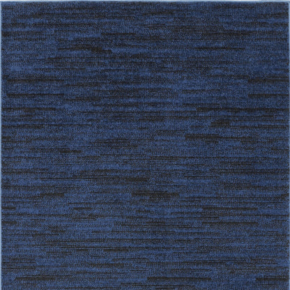 3' X 5' Midnight Blue Non Skid Indoor Outdoor Area Rug