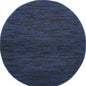 4' X 4' Midnight Blue Round Non Skid Indoor Outdoor Area Rug