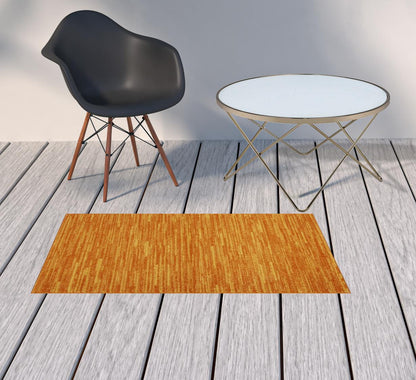 2' X 4' Sunburst Non Skid Indoor Outdoor Runner Rug