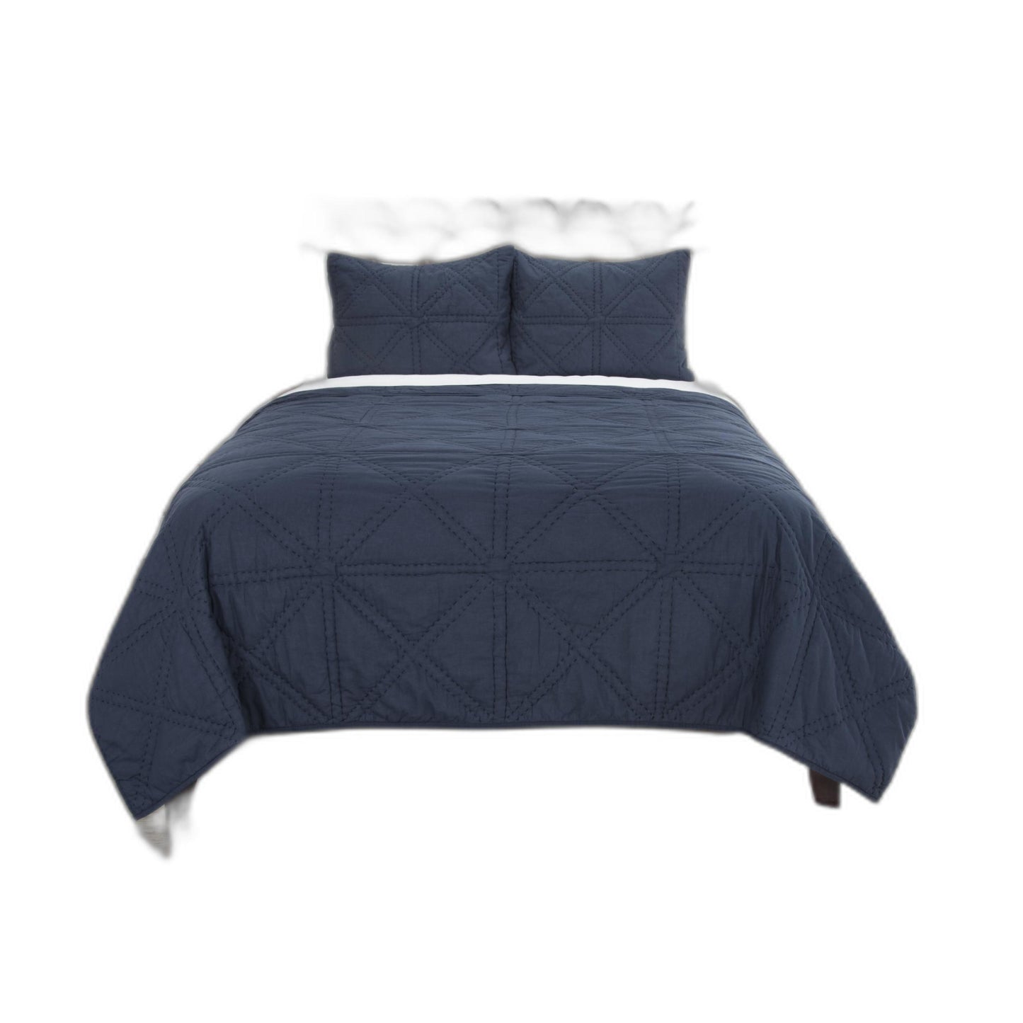 Indigo Queen 100% Cotton 300 Thread Count Machine Washable Down Alternative Comforter