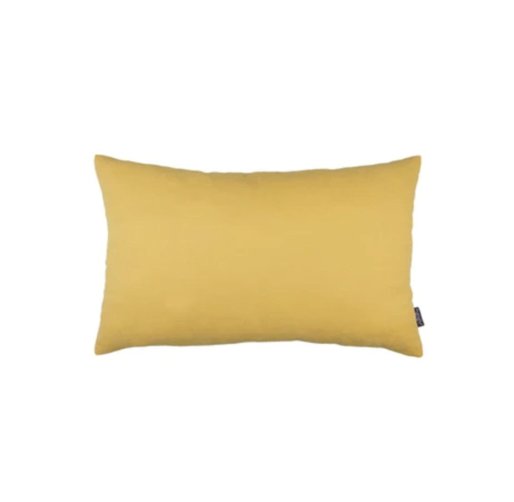 Set of Two 12" X 20" Yellow Throw Pillow Covers