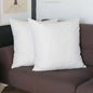 Set of Two 22" White Throw Pillow Covers