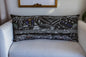 35" Black Breckenridge Nighttime Skyline Lumbar Decorative Pillow