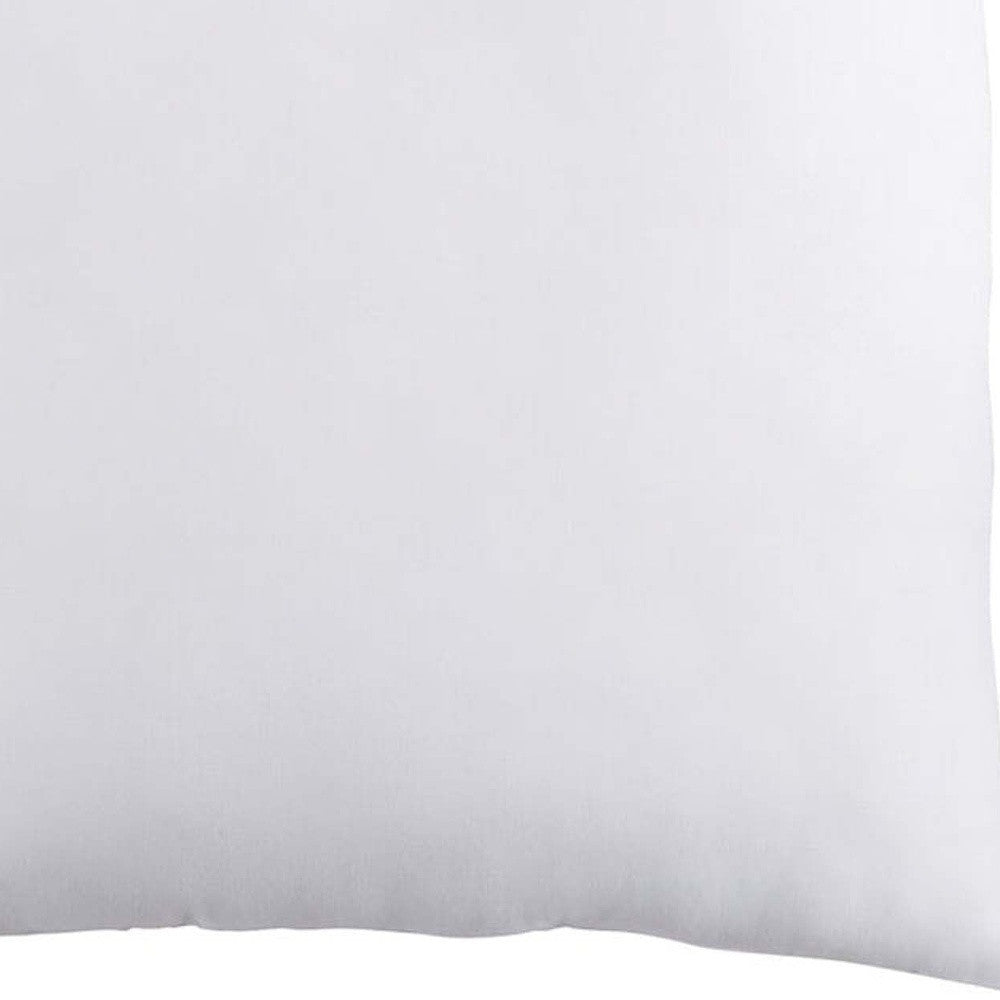 18" X 18" White Blown Seam 100% Cotton Throw Pillow Insert