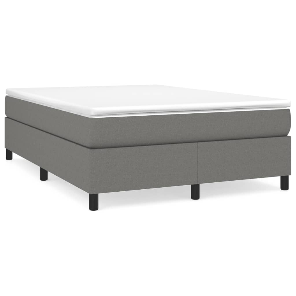 Bed Frame without Mattress Dark Gray Fabric (US/AU Only)