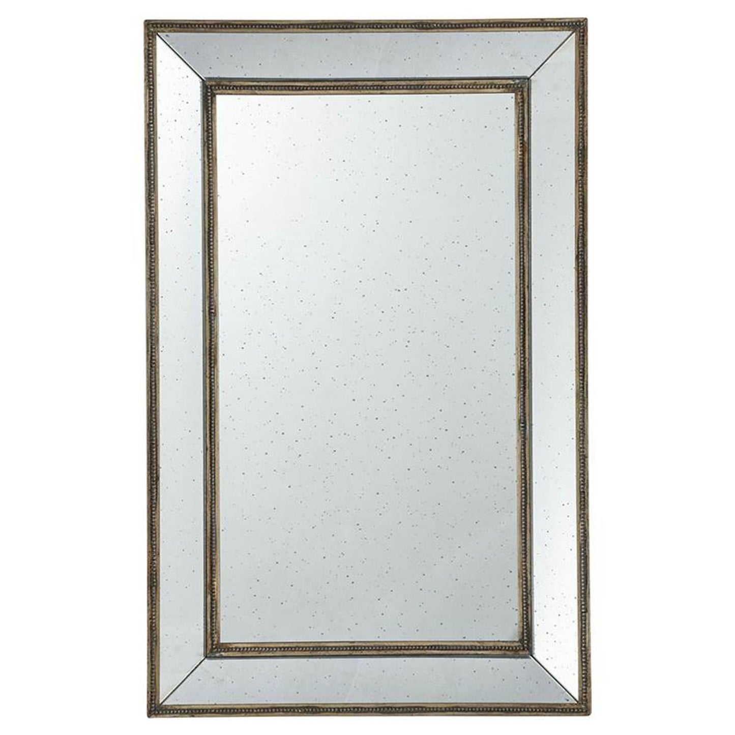 Silver Rectangle Accent Mirror