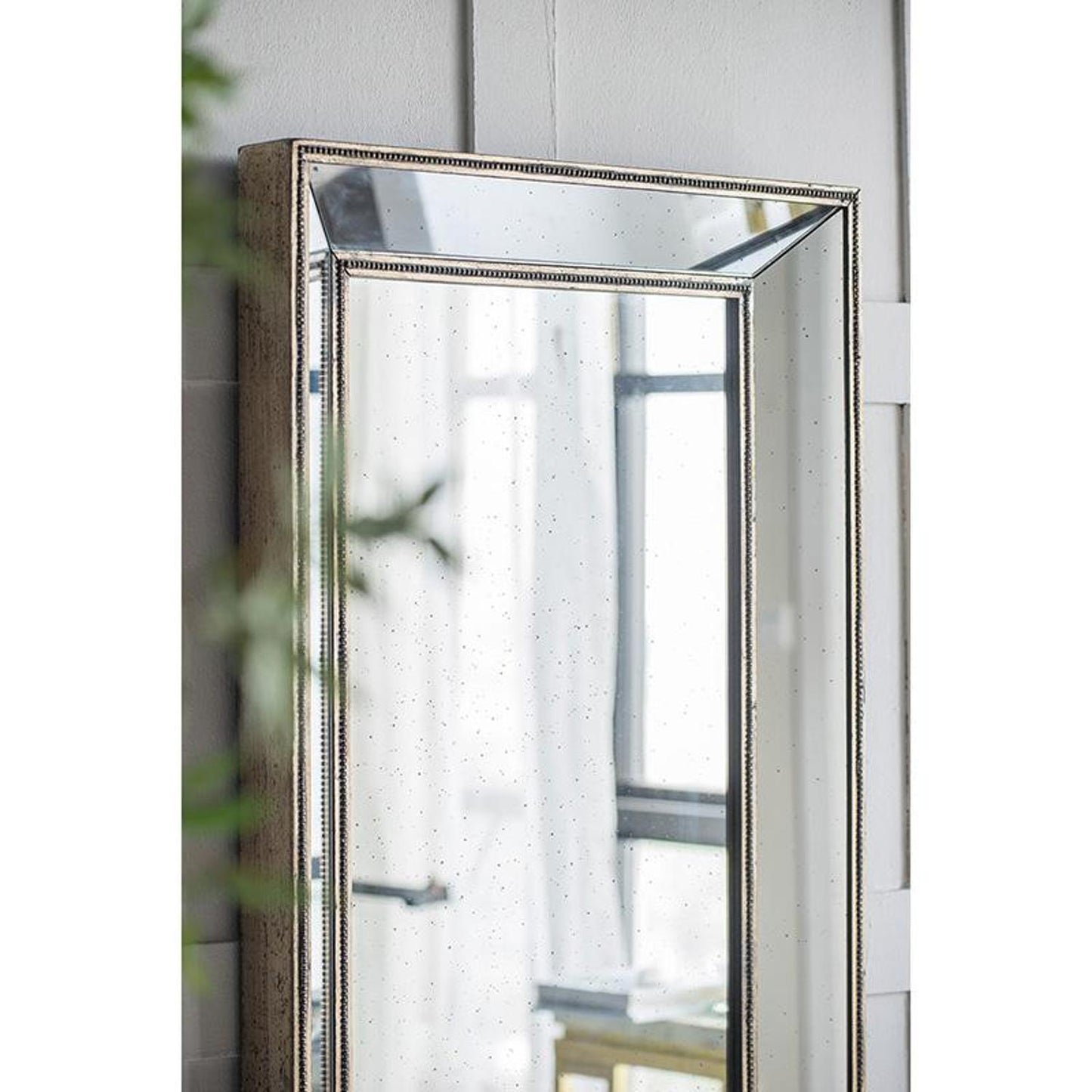 Silver Rectangle Accent Mirror