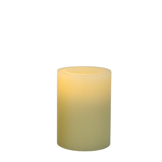 4" Ivory Flameless Pillar Candle