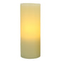 8" Ivory Flameless Pillar Candle