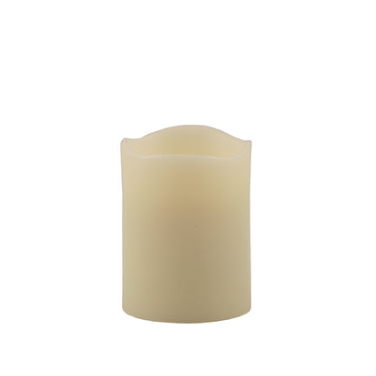 4" Ivory Flameless Pillar Candle