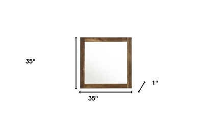 35" Square Dresser Mirror