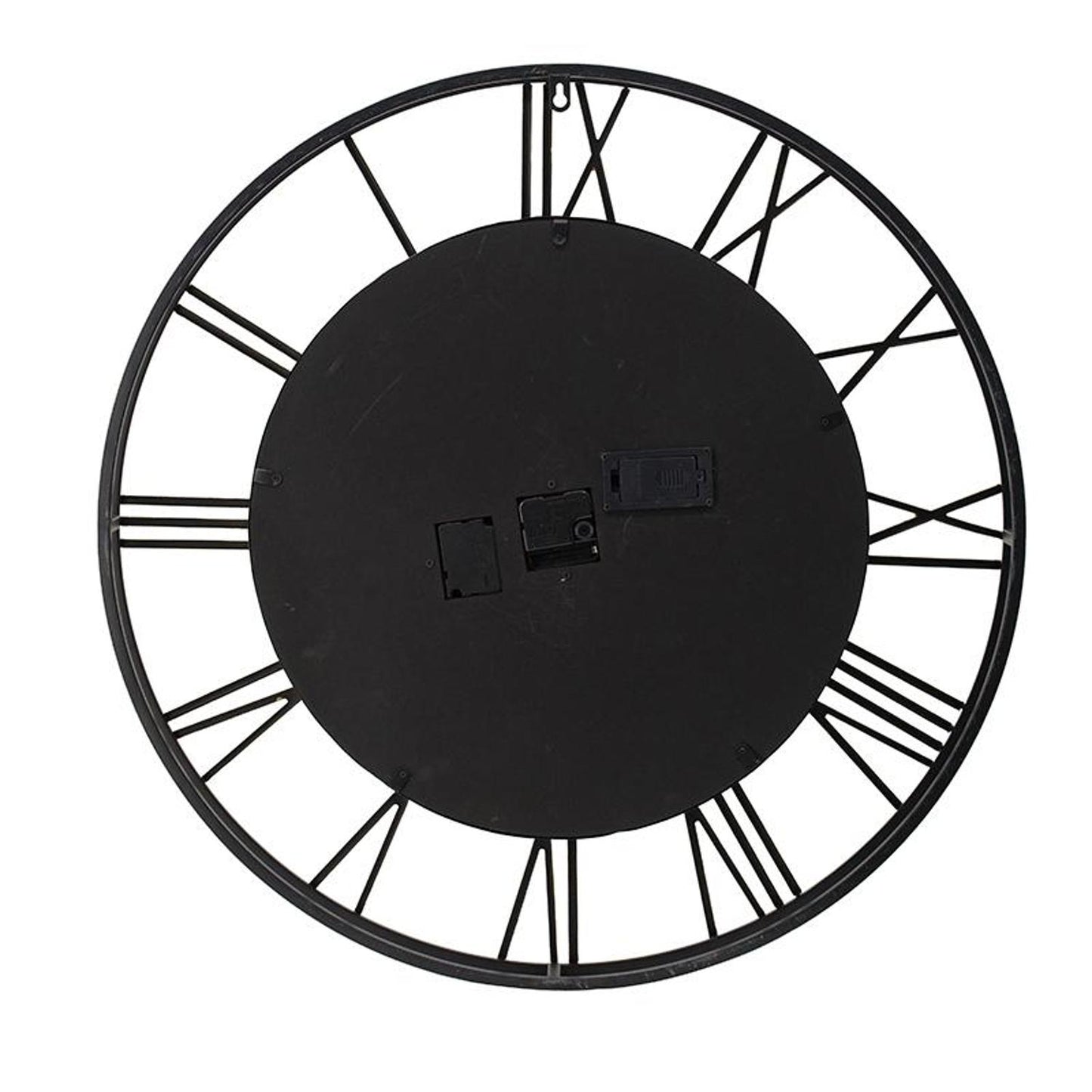 28" Circle Copper Metal and Glass Analog Exposed Gear Wall Clock