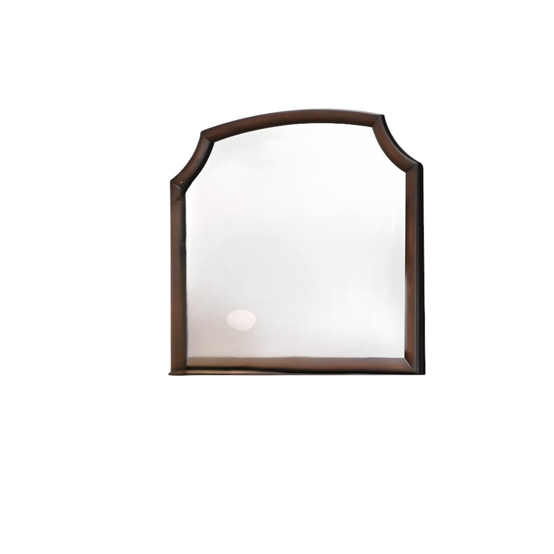 37" Espresso Irregular Dresser Mirror