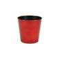 5" Red Recycled Plastic Indoor Outdoor Round Pot Planter