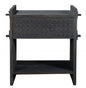 26" Dark Gray One Drawer Nightstand