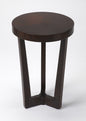 24" Merlot Three Leg Round End Table