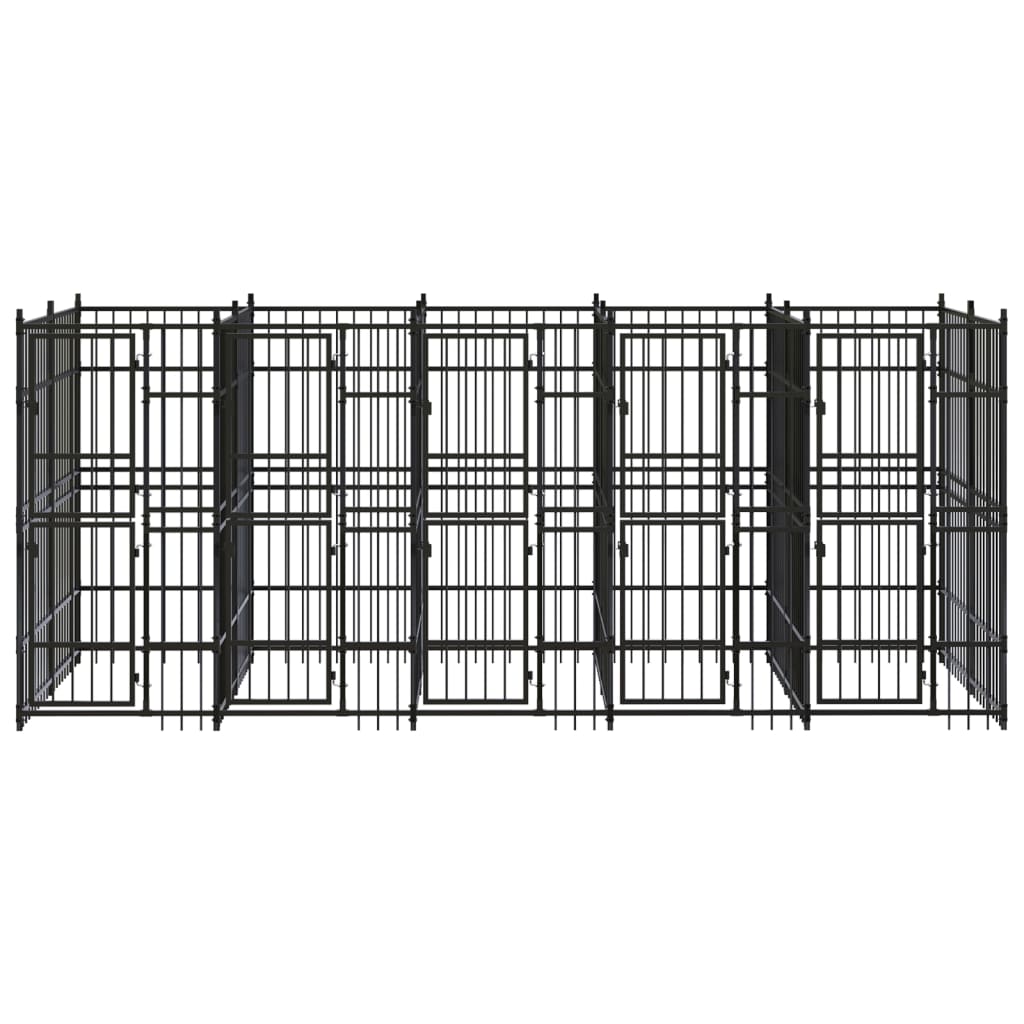 Outdoor Dog Kennel Steel 99.2 ft��