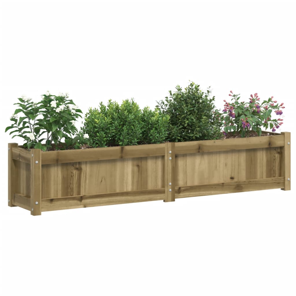 Garden Planters 2 pcs Impregnated Wood Pine