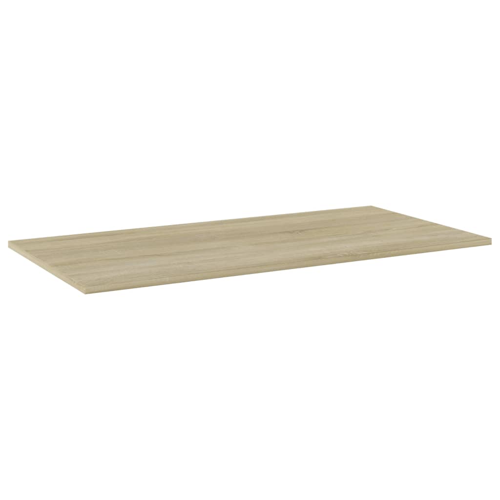 Bookshelf Boards 4 pcs Sonoma Oak 31.5"x11.8"x0.6" Engineered Wood