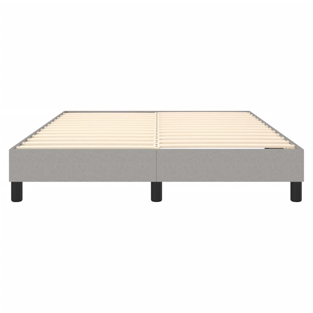 Bed Frame Light Gray 53.9"x74.8" Full Fabric