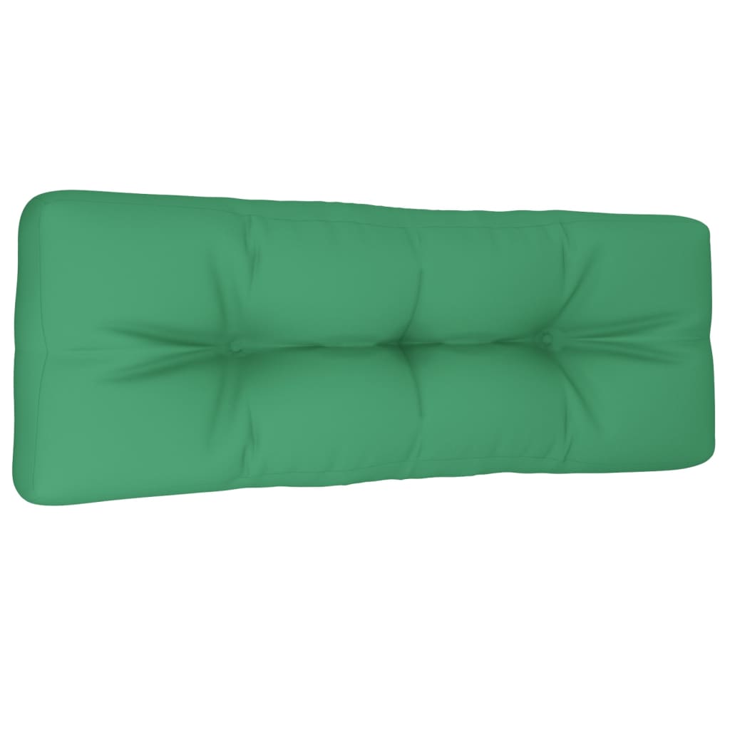 Pallet Cushion Green 47.2"x15.7"x4.7" Fabric