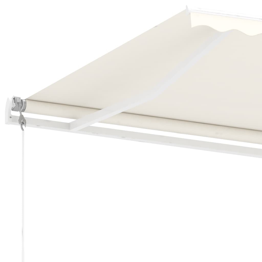 Freestanding Automatic Awning 118.1"x98.4" Cream