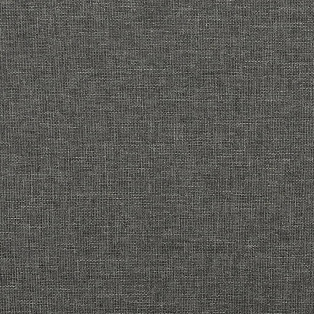 Bed Frame without Mattress Dark Gray 59.8"x79.9" Queen Fabric