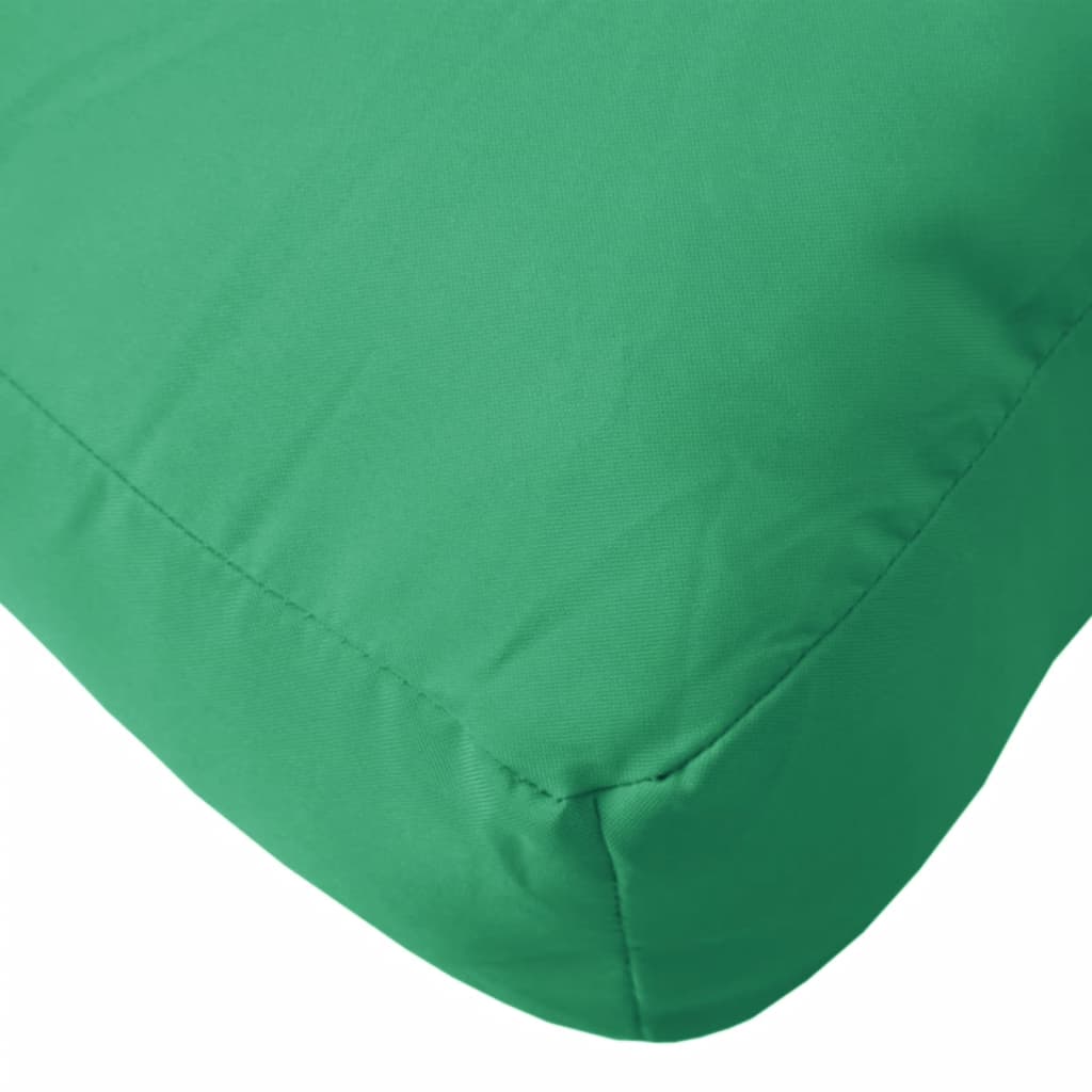 Pallet Cushions 2 pcs Green Fabric