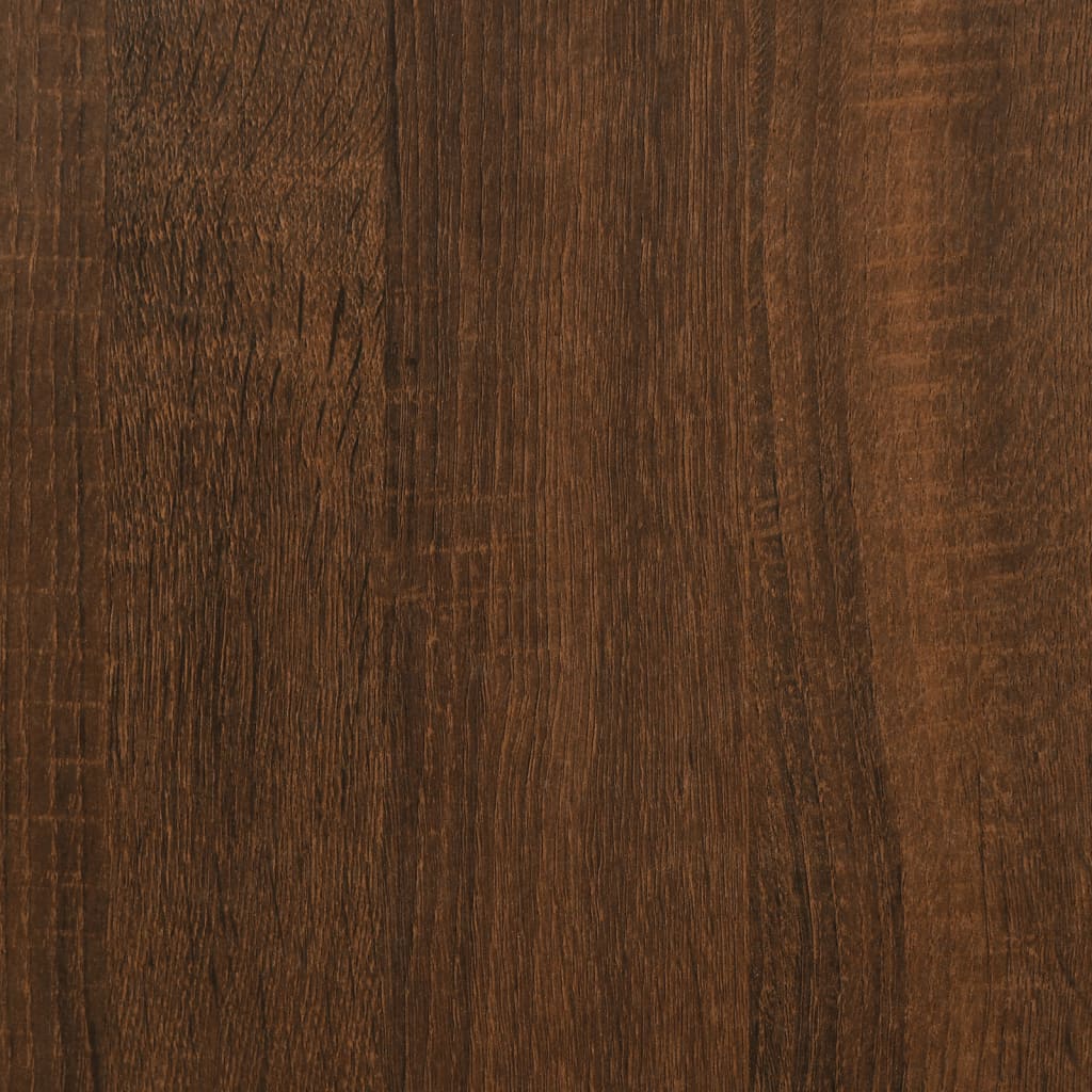 Sideboard Brown Oak 40.2"x12.6"x28.9" Engineered Wood