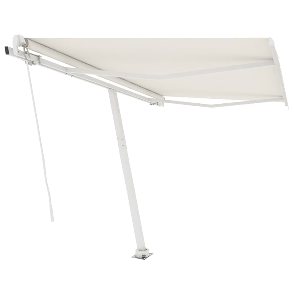 Freestanding Automatic Awning 118.1"x98.4" Cream